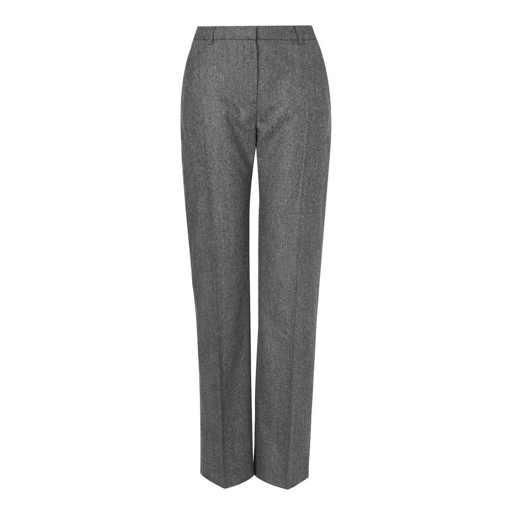 LK BENNETT Brunel Wool Tweed Flannel Pants 10